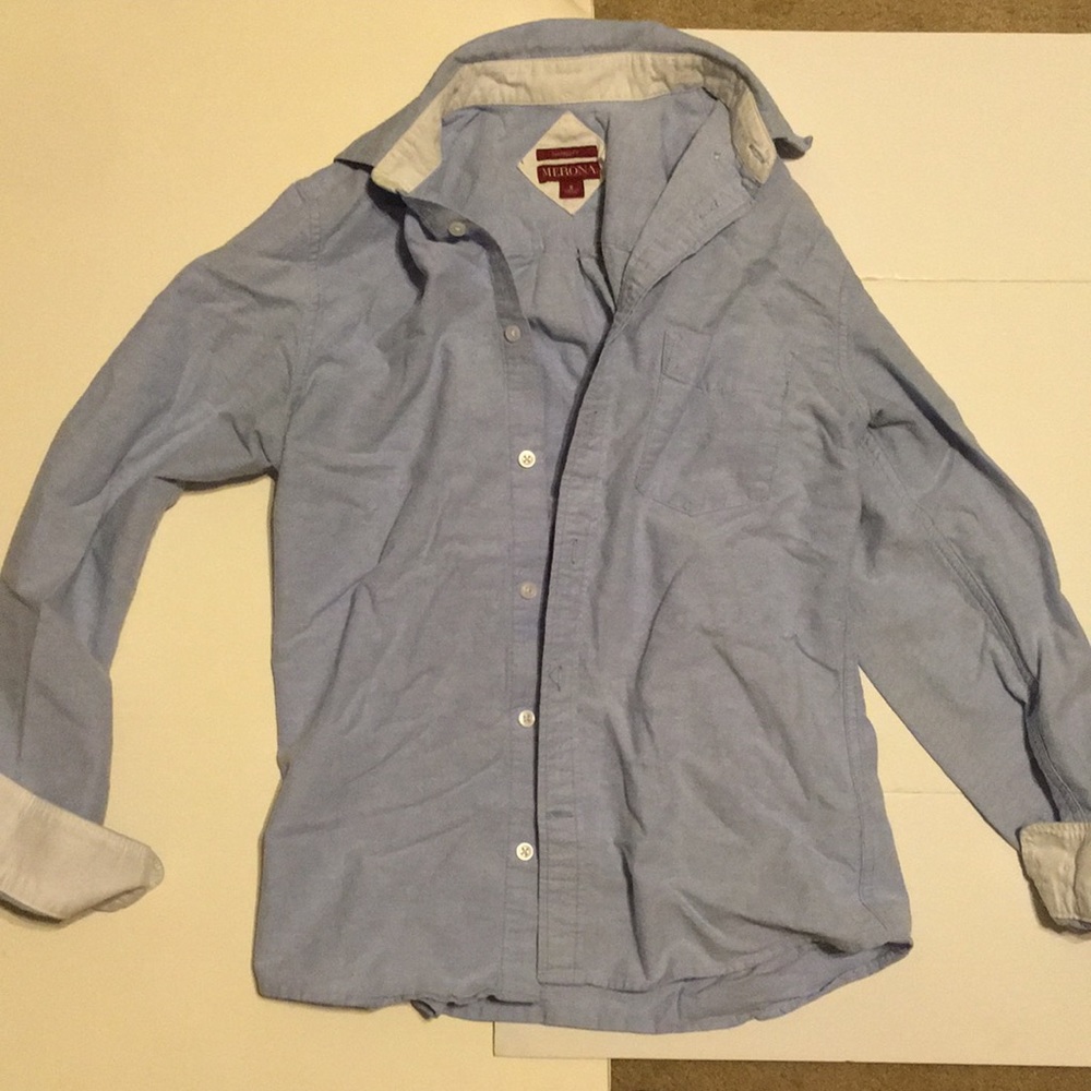 Pale Blue Button Up